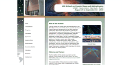 Desktop Screenshot of cosmicraysschool.ufabc.edu.br