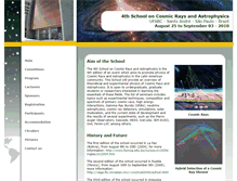 Tablet Screenshot of cosmicraysschool.ufabc.edu.br