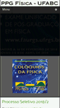 Mobile Screenshot of fisica.ufabc.edu.br