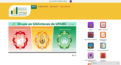 Desktop Screenshot of portal.biblioteca.ufabc.edu.br