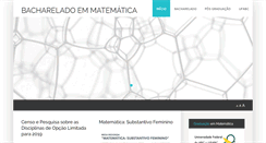Desktop Screenshot of gradmat.ufabc.edu.br