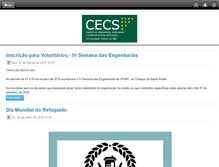 Tablet Screenshot of cecs.ufabc.edu.br