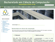 Tablet Screenshot of bcc.ufabc.edu.br