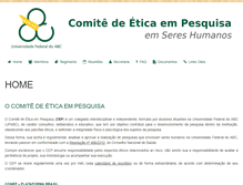 Tablet Screenshot of cep.ufabc.edu.br